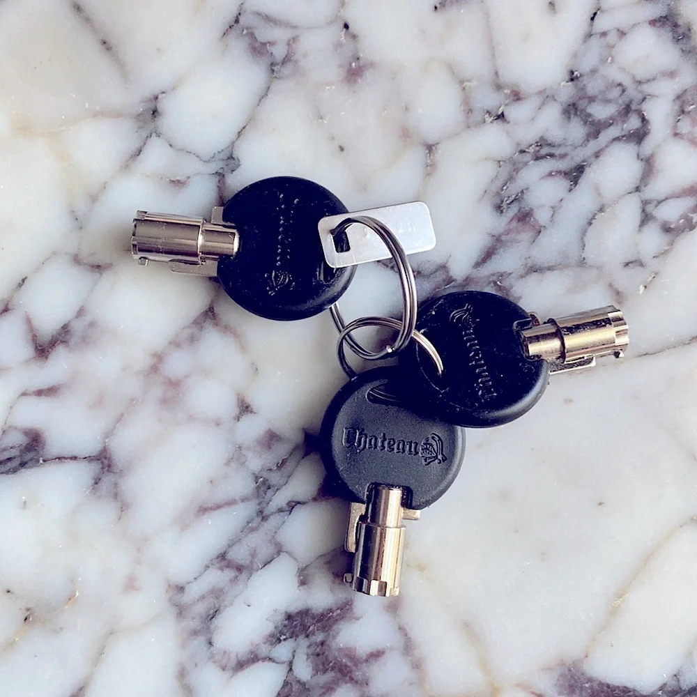 STORAGE UNIT CYLINDER LOCK with KEYS METAL